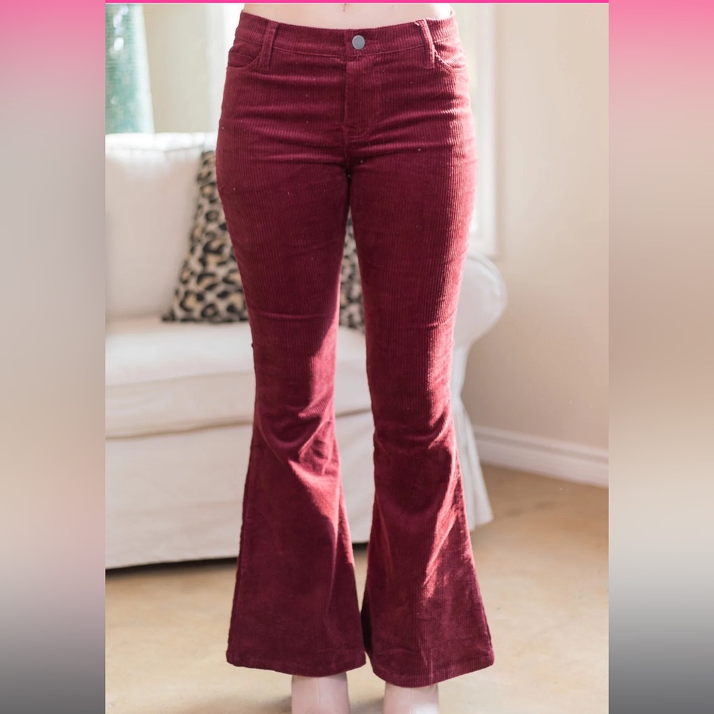 Corduroy Flare Pants